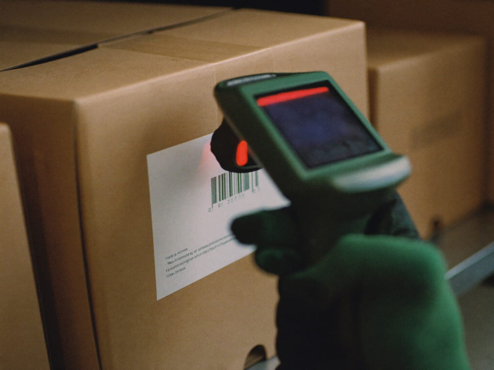 A phone showing the traceability checklist beside a QR-coded Chaveyz box